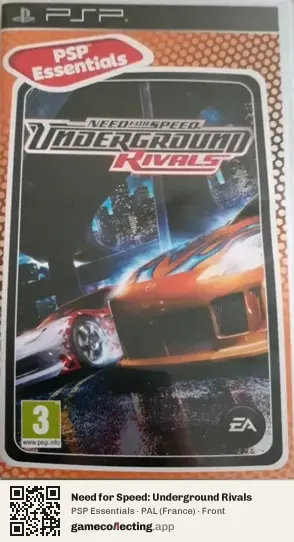 Need for Speed: Underground Rivals PlayStation Portable, France box front