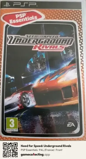 Need for Speed: Underground Rivals PlayStation Portable, France box front