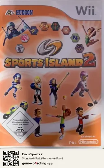 Deca Sports 2 Nintendo Wii, Germany box front