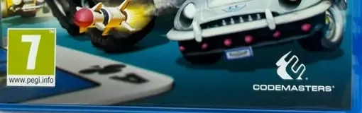 Micro Machines World Series, the PEGI square on its front