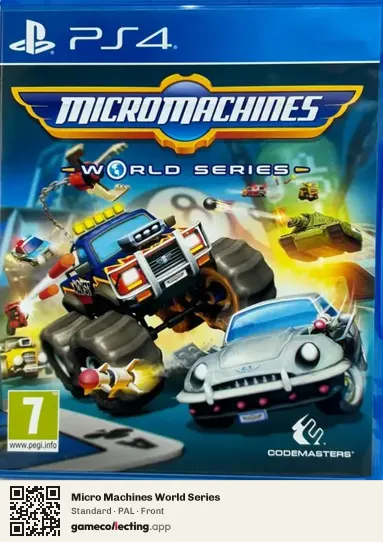 Micro Machines World Series PlayStation 4, PAL box front