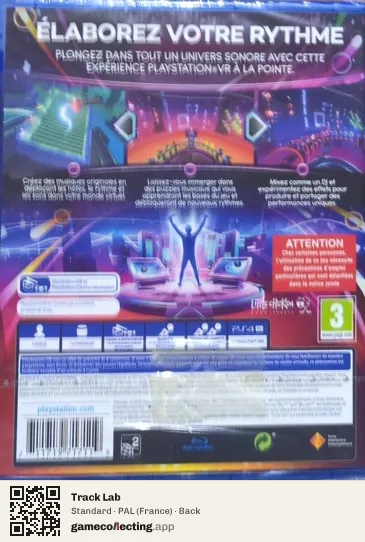 Track Lab PlayStation 4, France box back