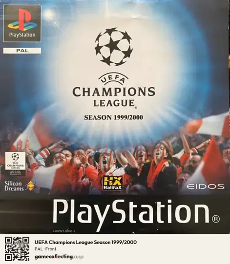 UEFA Champions League Season 1999/2000 PlayStation, PAL box front