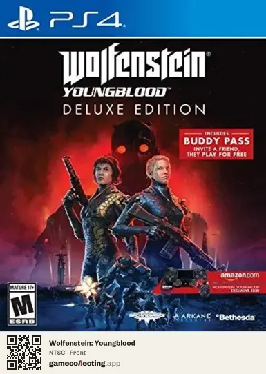 Wolfenstein: Youngblood PlayStation 4, NTSC box front