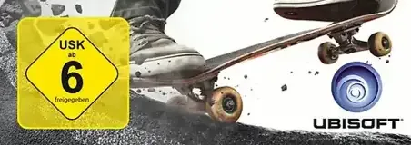 Shaun White Skateboarding, the USK square on its front