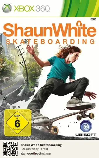 Shaun White Skateboarding Xbox 360, Germany box front