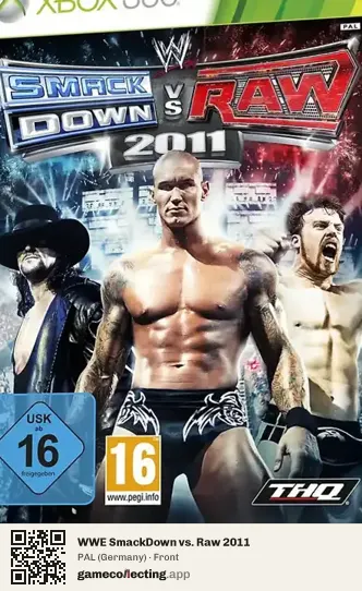 WWE SmackDown vs. Raw 2011 Xbox 360, Germany box front