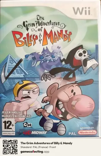 The Grim Adventures of Billy & Mandy Nintendo Wii, France box front