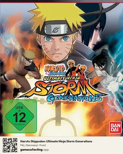 Naruto Shippuden: Ultimate Ninja Storm Generations PlayStation 3, Germany box front