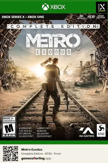 Metro Exodus Xbox Series X, NTSC box front