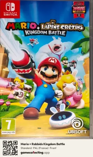 Mario + Rabbids Kingdom Battle Nintendo Switch, France box front