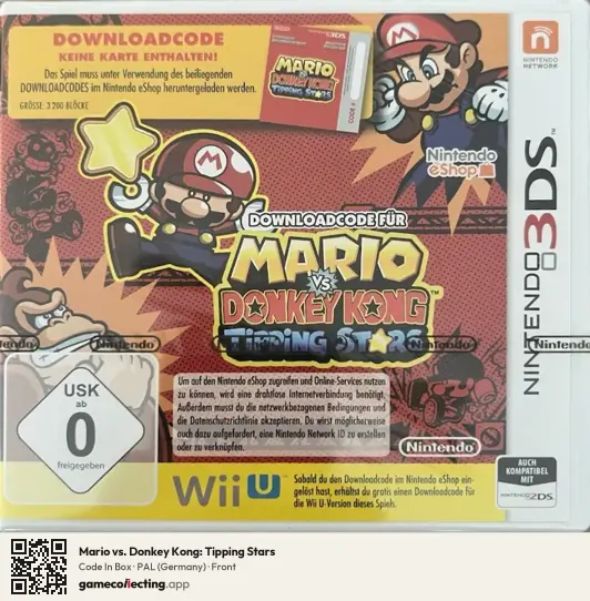 Mario vs. Donkey Kong: Tipping Stars Nintendo 3DS, Germany box front