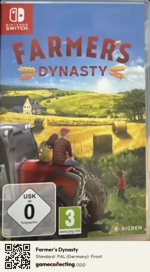 Farmer's Dynasty Nintendo Switch, Germany box front