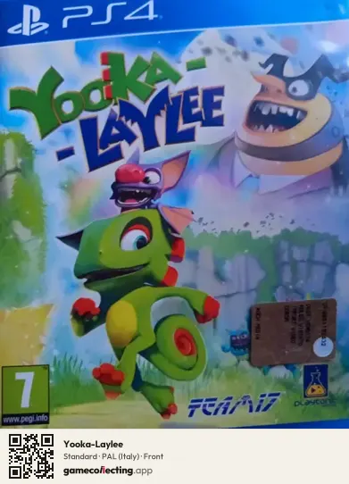 Yooka-Laylee PlayStation 4, Italy box front