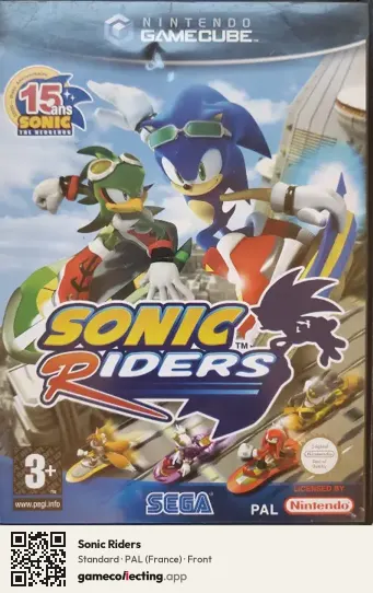 Sonic Riders Nintendo GameCube, France box front