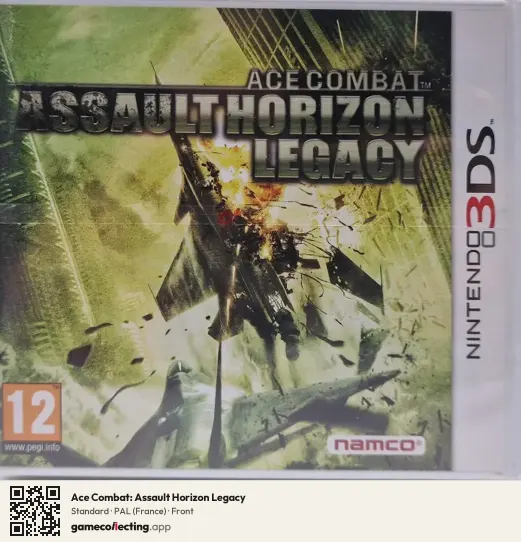 Ace Combat: Assault Horizon Legacy Nintendo 3DS, France box front