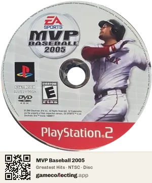 MVP Baseball 2005 PlayStation 2, NTSC disc