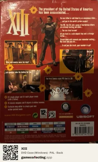 XIII Computer, PAL box back