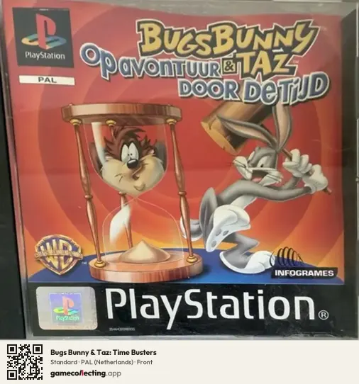 Bugs Bunny & Taz: Time Busters PlayStation, Netherlands box front