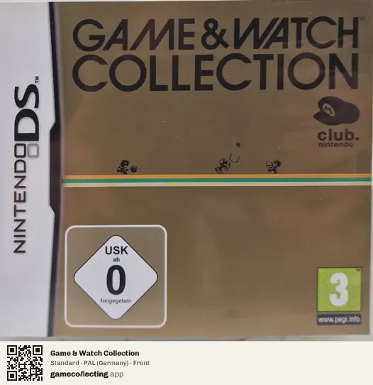Game & Watch Collection Nintendo DS, Germany box front