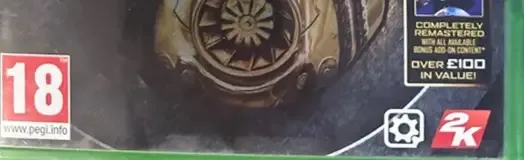 Borderlands: The Handsome Collection, the PEGI square on its front