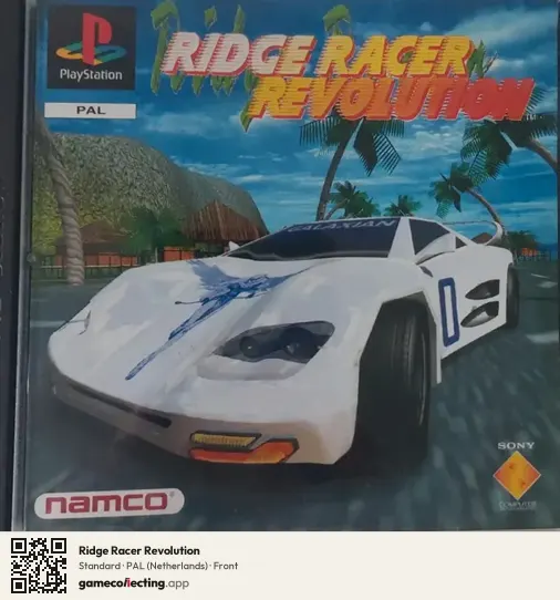 Ridge Racer Revolution PlayStation, Netherlands box front