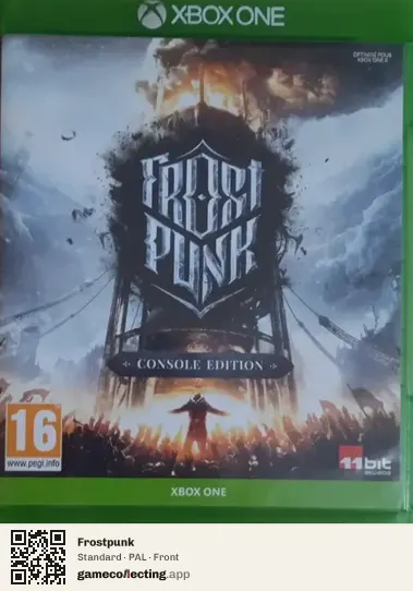 Frostpunk Xbox One, PAL box front