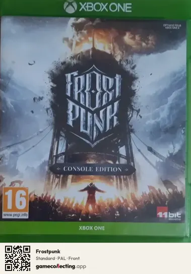 Frostpunk Xbox One, PAL box front