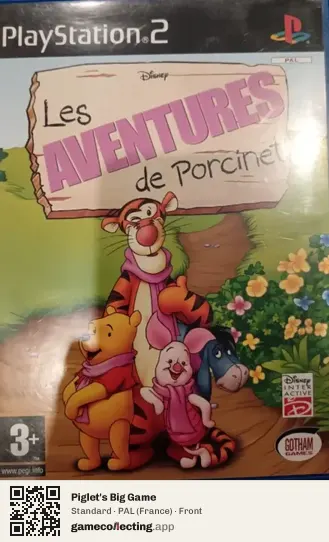 Piglet's Big Game PlayStation 2, France box front