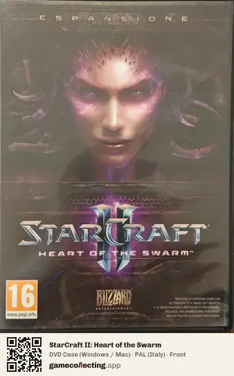 StarCraft II: Heart of the Swarm Computer, Italy box front