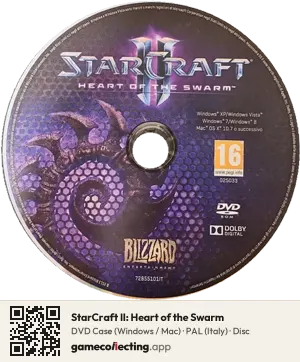 StarCraft II: Heart of the Swarm Computer, PAL disc