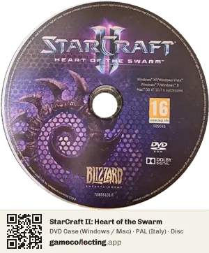 StarCraft II: Heart of the Swarm Computer, PAL disc