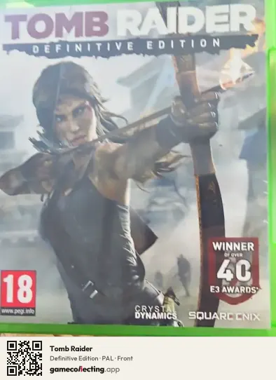 Tomb Raider Xbox One, PAL box front
