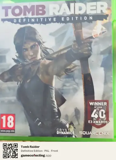 Tomb Raider Xbox One, PAL box front
