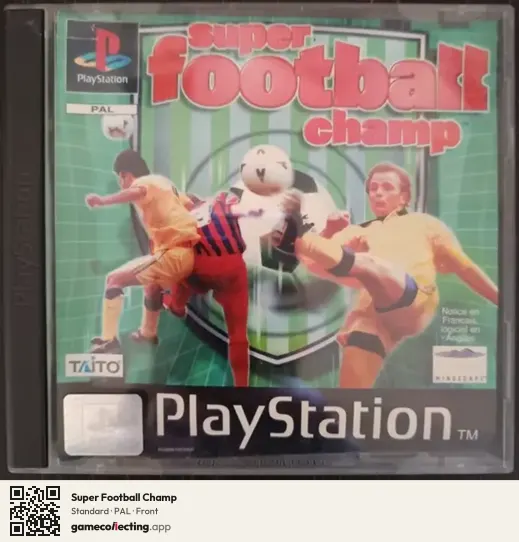 Super Football Champ PlayStation, PAL box front