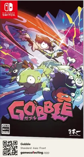 Gobble Nintendo Switch, Asia box front