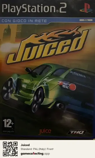 Juiced PlayStation 2, Italy box front