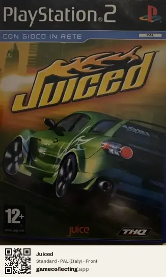 Juiced PlayStation 2, Italy box front