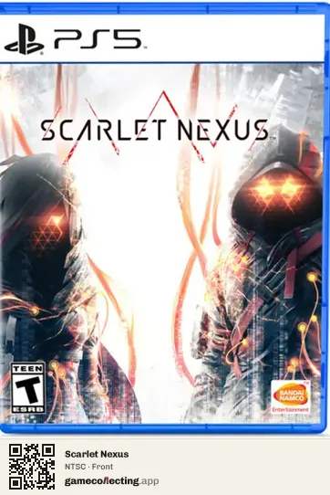 Scarlet Nexus PlayStation 5, NTSC box front