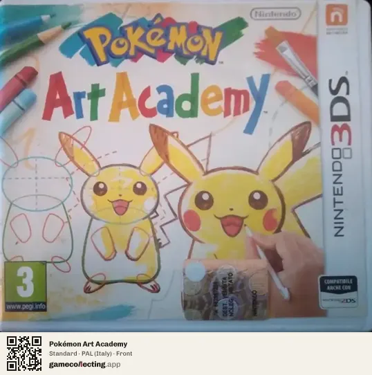 Pokémon Art Academy Nintendo 3DS, Italy box front