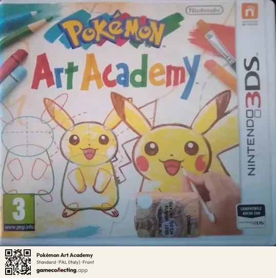 Pokémon Art Academy Nintendo 3DS, Italy box front