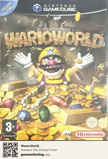 Wario World Nintendo GameCube, France box front