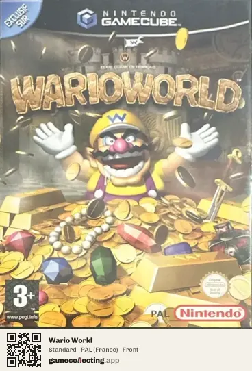 Wario World Nintendo GameCube, France box front