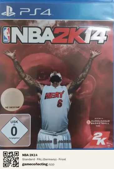 NBA 2K14 PlayStation 4, Germany box front