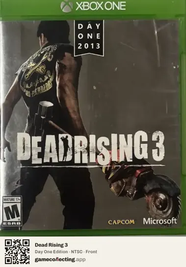Dead Rising 3 Xbox One, NTSC box front