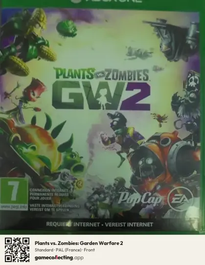 Plants vs. Zombies: Garden Warfare 2 Xbox One, France box front