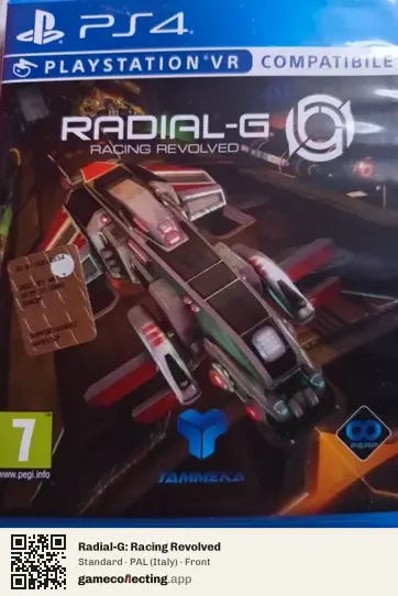 Radial-G: Racing Revolved PlayStation 4, Italy box front