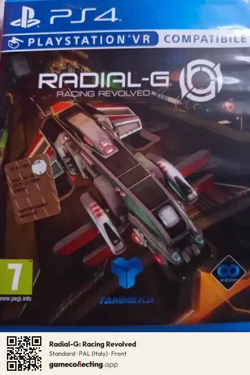 Radial-G: Racing Revolved PlayStation 4, Italy box front