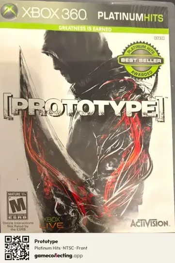 Prototype Xbox 360, NTSC box front