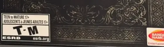 Dark Souls Trilogy, the ESRB box on its front